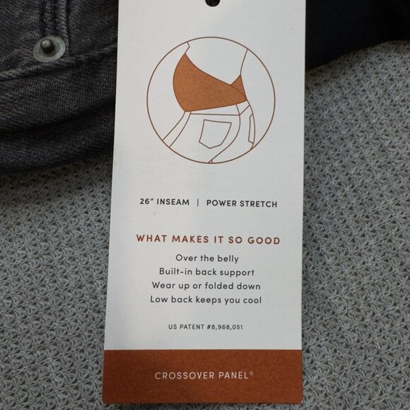 Isabel Maternity By Ingrid Isabel Womens Black Jeans Power Stretch Size 12 NWT - Picture 6 of 16